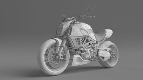 Ducati Diavel AMG | 3d model